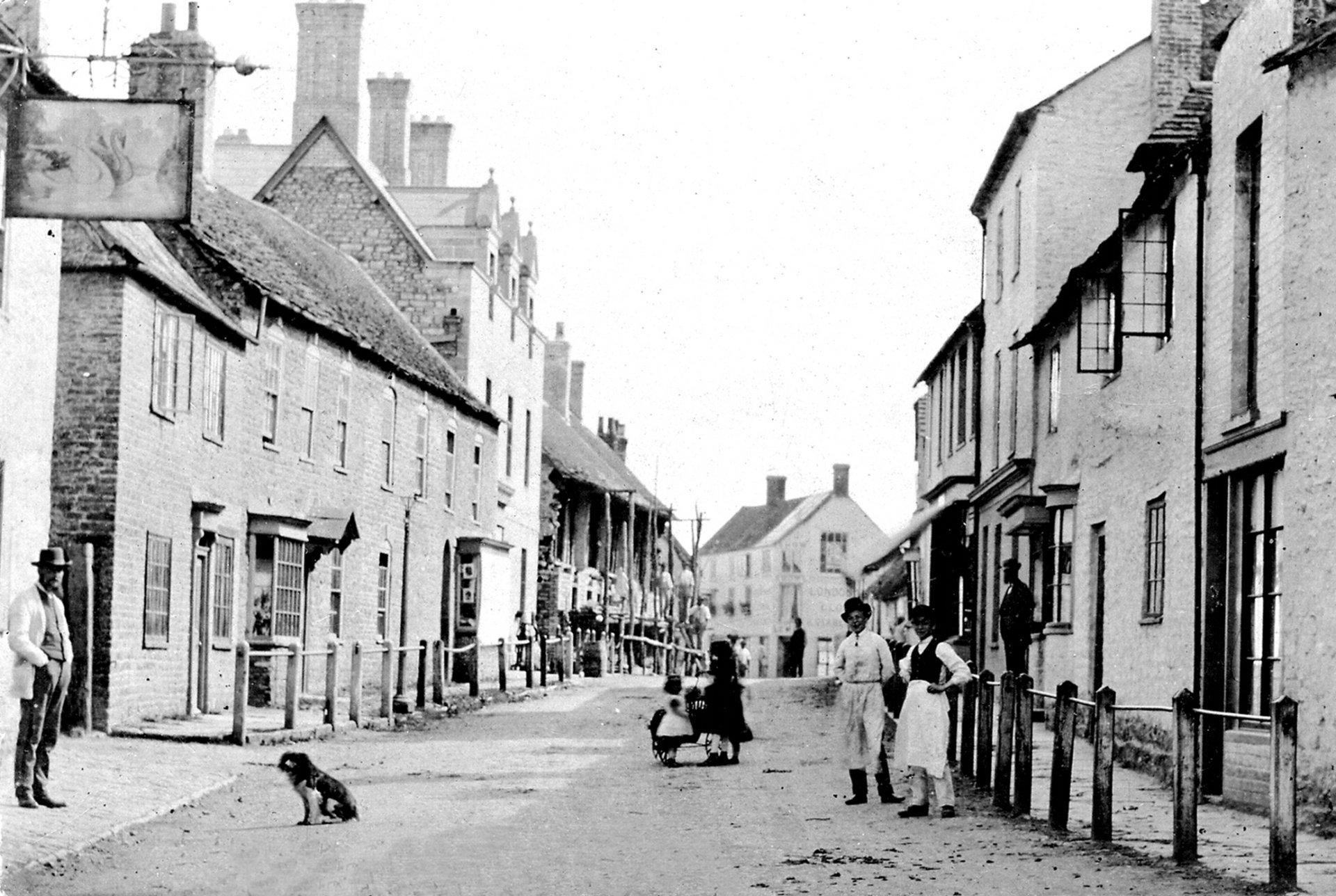 Railings on the High Street
